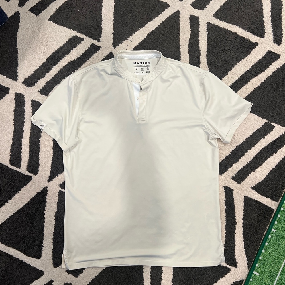 Men's White Polo Shirt